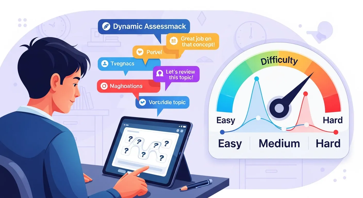 הערכה דינמית — מבחנים שמתאימים את עצמם עם AI