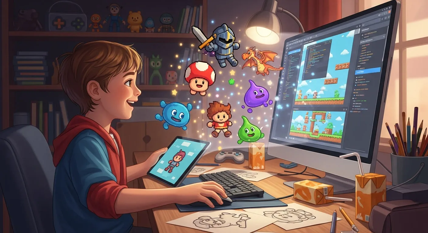 ילדים מפתחים משחקים — פיתוח משחקים לילדים ונוער