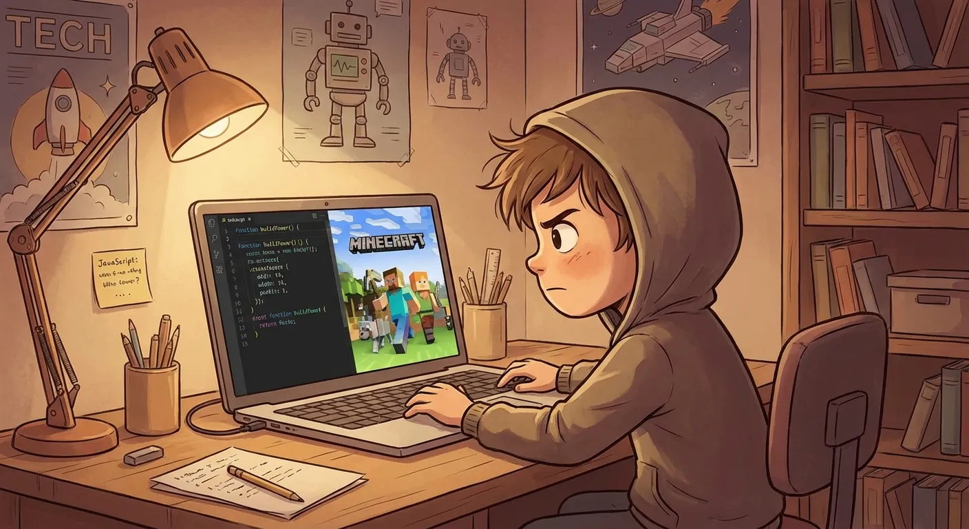קורס JavaScript במיינקראפט